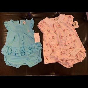 BNWT Two Ralph Lauren Baby Girl Outfits